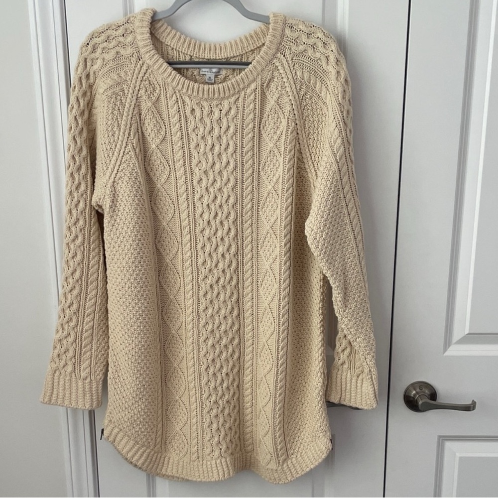 Ladies LLBean signature knit cotton sweater size XL NWOT